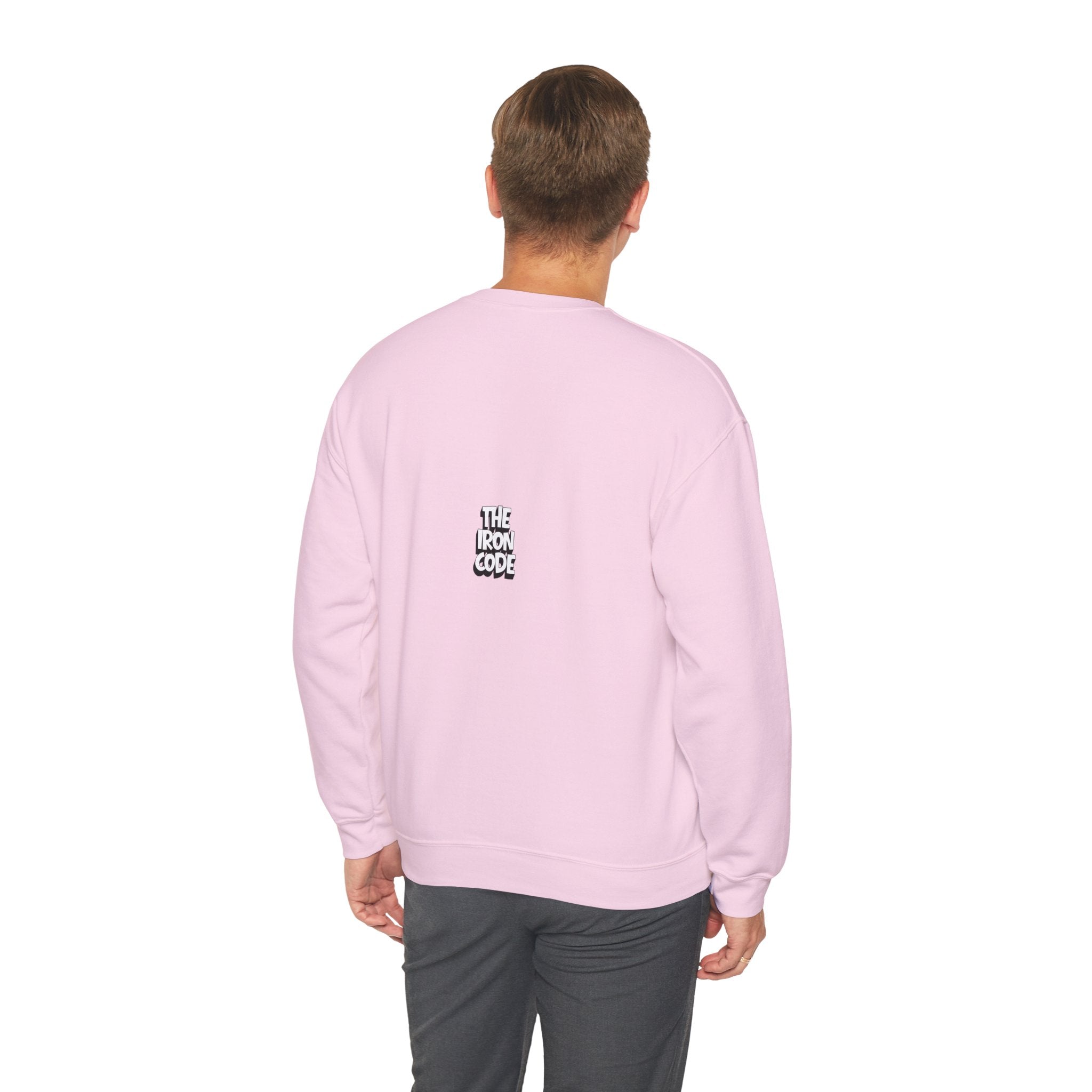 Crewneck Sweatshirt — "Cherished Always" Heart Ribbon Design