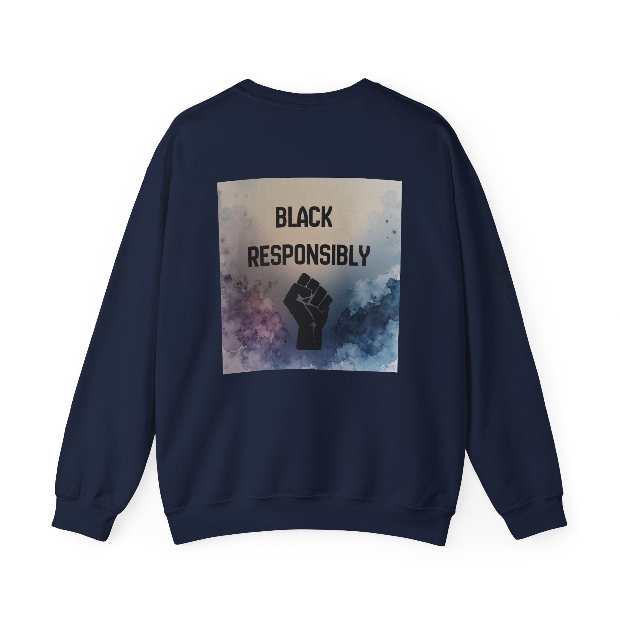 Crewneck Sweatshirt — Black Responsibly