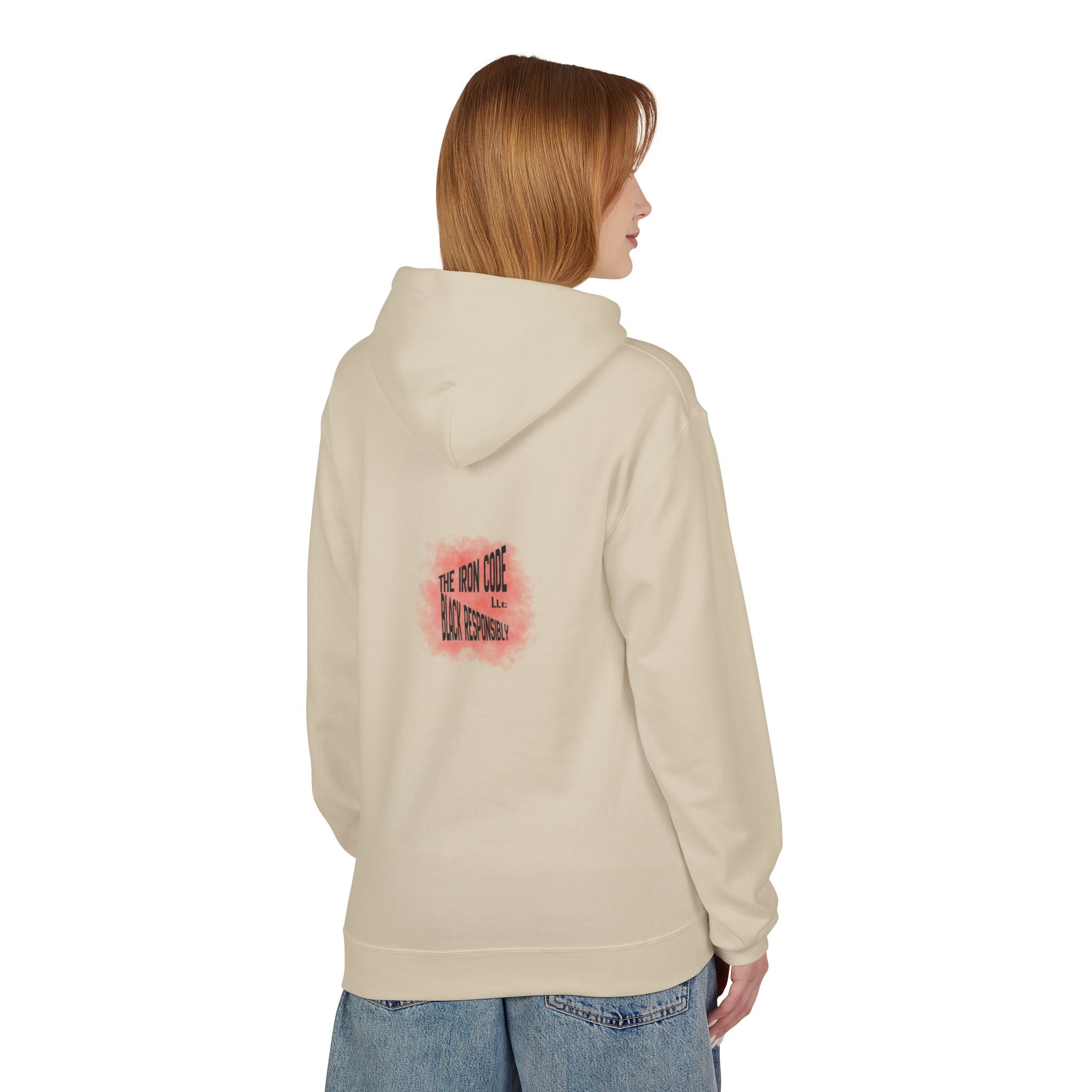 Hoodie — Committed Not Comfortable Romantic Heart Design (Valentine’s Day Gift)