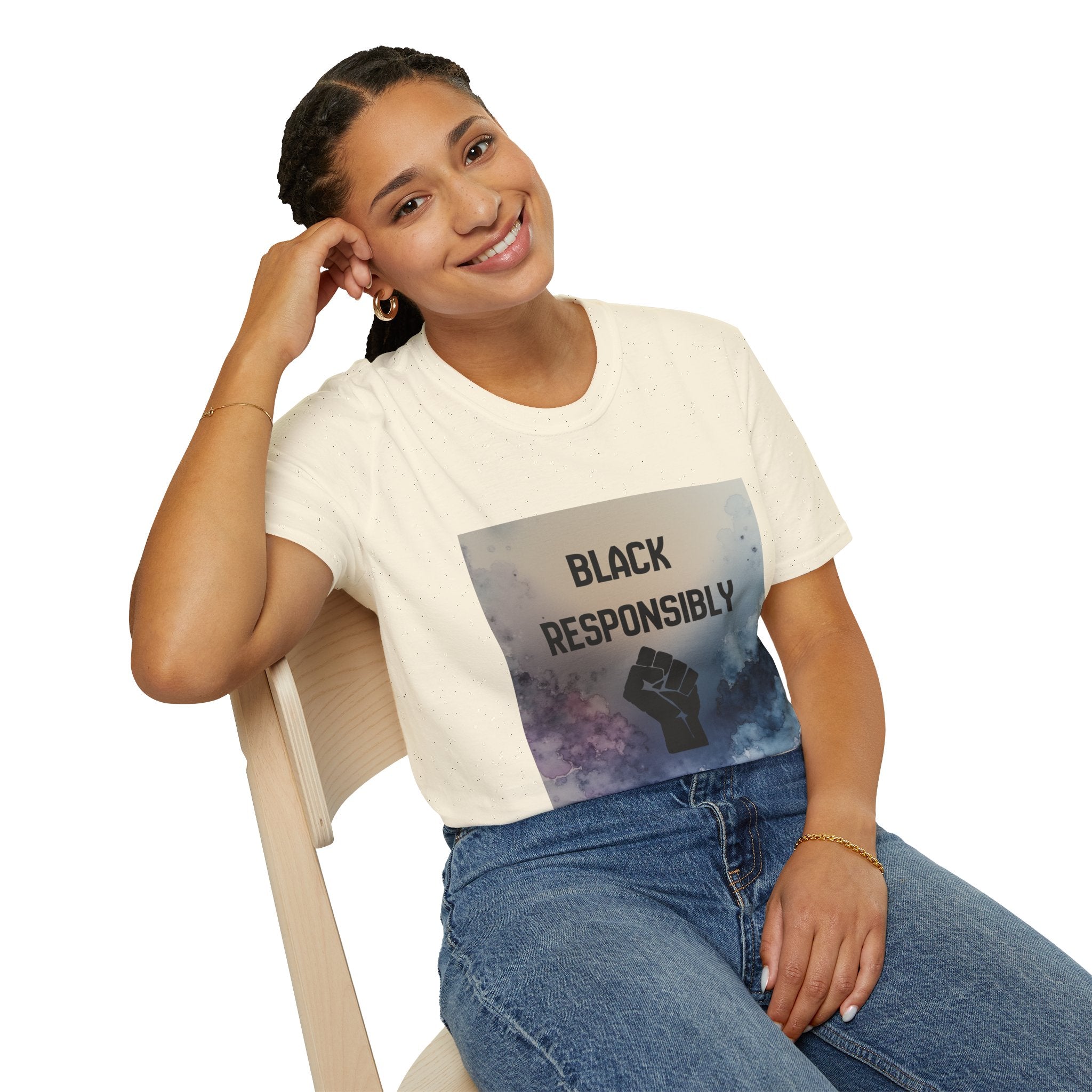 T-Shirt — Black Responsibly