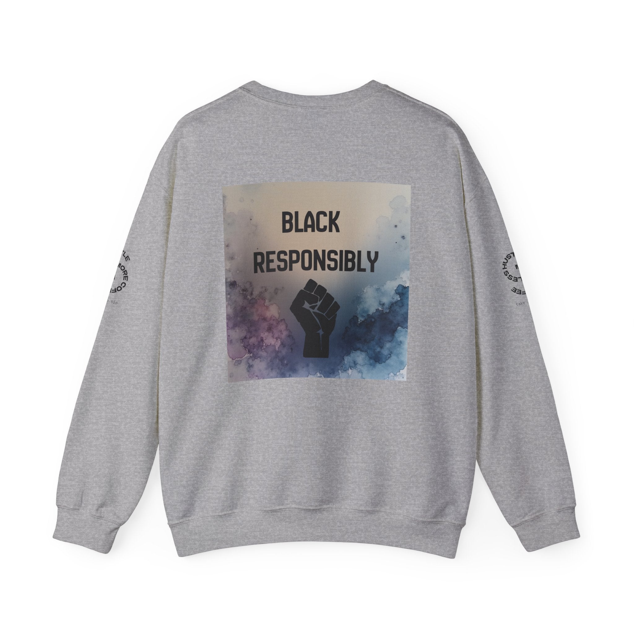 Crewneck Sweatshirt — Black Responsibly
